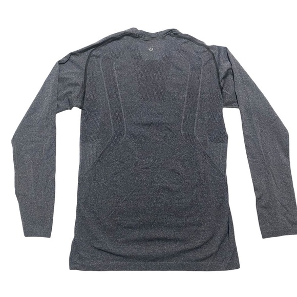 Lululemon Men’s Metal Vent Tech Long Sleeve Top Shirt Size Small Charcoal Gray - Picture 2 of 8